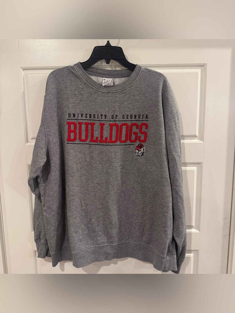 Champion Georgia Bulldogs Gray Pullover Sweatshirt Men’s Size XL
